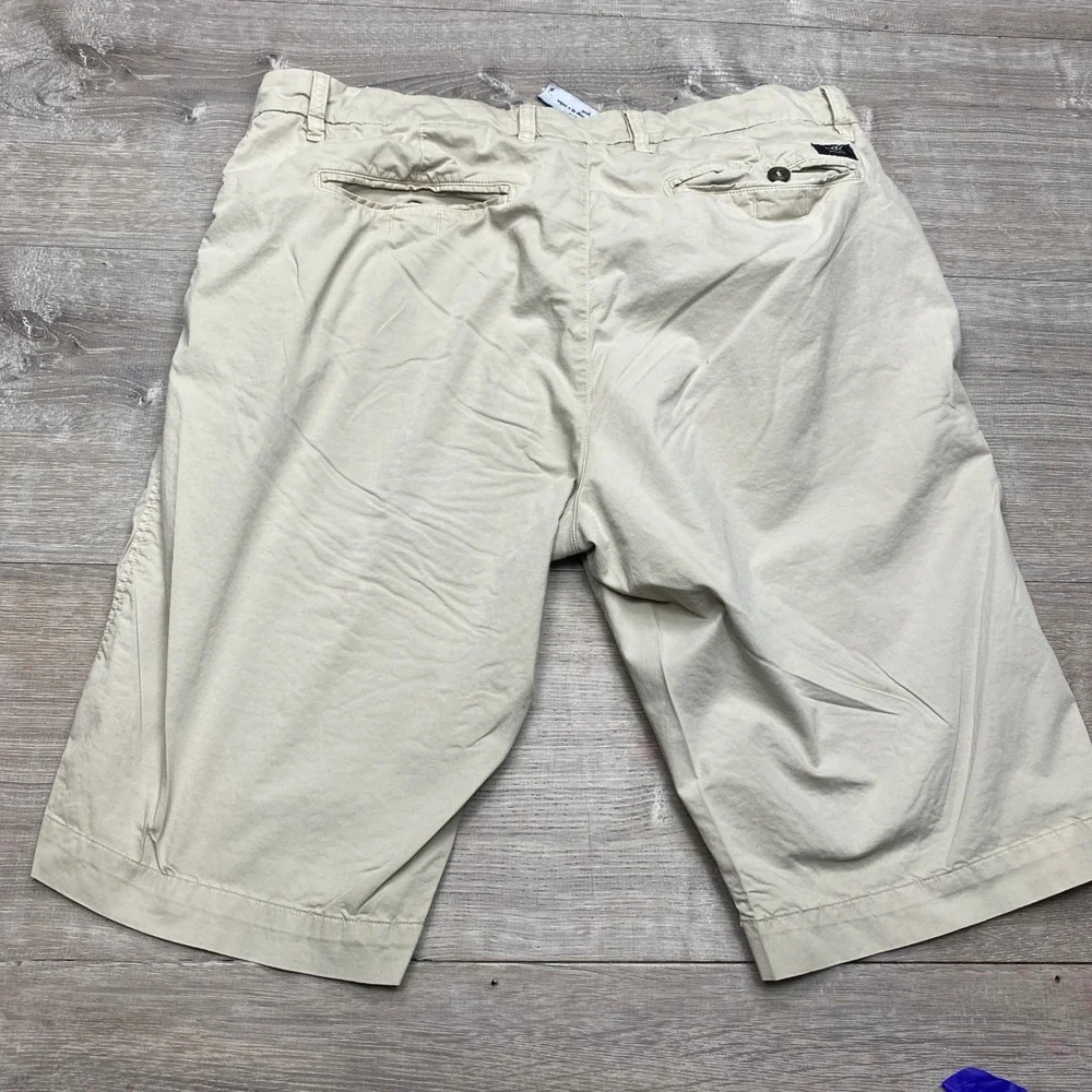 Mason's Chino Shorts Mens 52 Beige Cotton Stretch Forte dei Marmi Casual